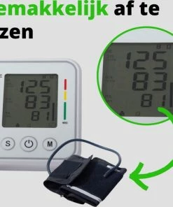 VERK GROUP Nauwkeurige Bloeddrukmeter Bovenarm - Elektrische Bloeddrukmeter En Haarstlagmeter In Een - Met LCD Scherm - Meet Volgens WHO Norm - Geheugenfunctie - Compact - Gratis Opbergtasje -Yunmai Shop 550x521 9