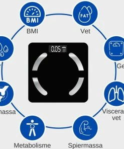 HealthyTech Weegschaal Personenweegschaal - Digitale Weegschaal Met Lichaamsanalyse - 12 Analyses 13 HealthyTech Weegschaal Personenweegschaal - Digitale Weegschaal Met Lichaamsanalyse - 12 Analyses -Yunmai Shop 550x523 9