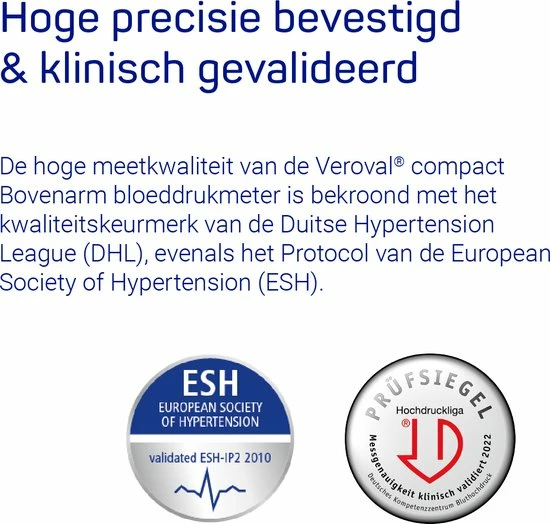 Veroval? Compact BPU22 - Bovenarm Bloeddrukmeter 8 Veroval? Compact BPU22 - Bovenarm Bloeddrukmeter - Afbeelding 6