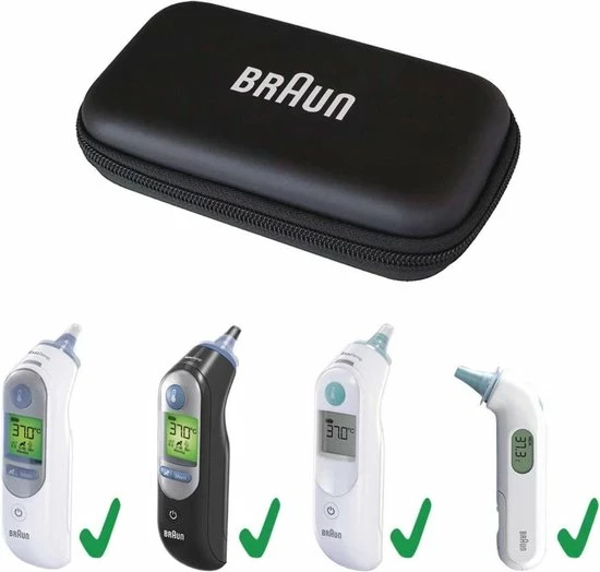 Braun Beschermende Opbergtas Voor Thermoscan Oorthermometer Zonder Thermometer!! 5 Braun Beschermende Opbergtas Voor Thermoscan Oorthermometer Zonder Thermometer!! - Afbeelding 3