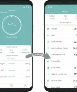 Silvergear Premium Slimme Weegschaal Met Hartslagmeter ? 17x Lichaamsanalyse Metingen - Gratis App - Zwart -Yunmai Shop 550x525 1