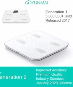 Yunmai - Slimme Weegschaal - 10 Lichaamsmetingen -Yunmai Shop 550x526 17