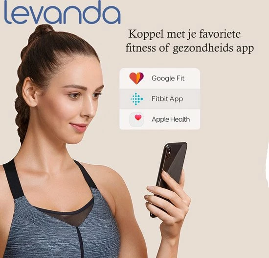 Levanda - Slimme Personen Weegschaal Met Lichaamsanalyse - Digitale Personenweegschaal Met App - Smart Scale Vetpercentage 9 Levanda - Slimme Personen Weegschaal Met Lichaamsanalyse - Digitale Personenweegschaal Met App - Smart Scale Vetpercentage - Afbeelding 7