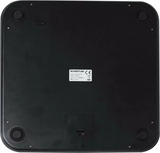 Inventum PW720ZW - Personenweegschaal - 8 Gebruikers - Tot 150 Kg - Zwart/RVS 10 Inventum PW720ZW - Personenweegschaal - 8 Gebruikers - Tot 150 Kg - Zwart/RVS - Afbeelding 8