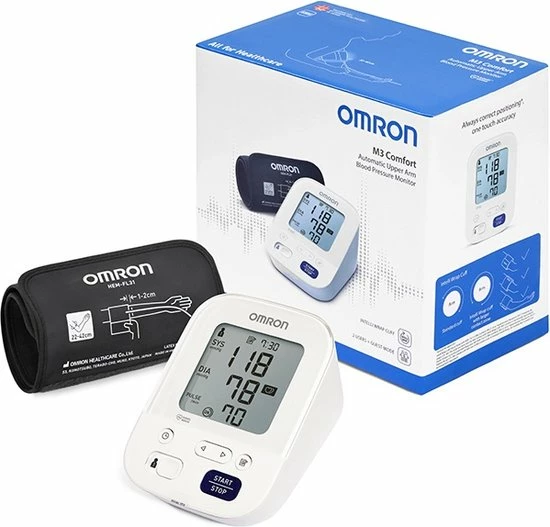 Omron M3 Comfort - Bovenarm Bloeddrukmeter 5 Omron M3 Comfort - Bovenarm Bloeddrukmeter - Afbeelding 3