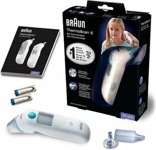 Braun IRT 6515 ThermoScan 6 Infrarood Koortshermometer 10 Braun IRT 6515 ThermoScan 6 Infrarood Koortshermometer - Afbeelding 8