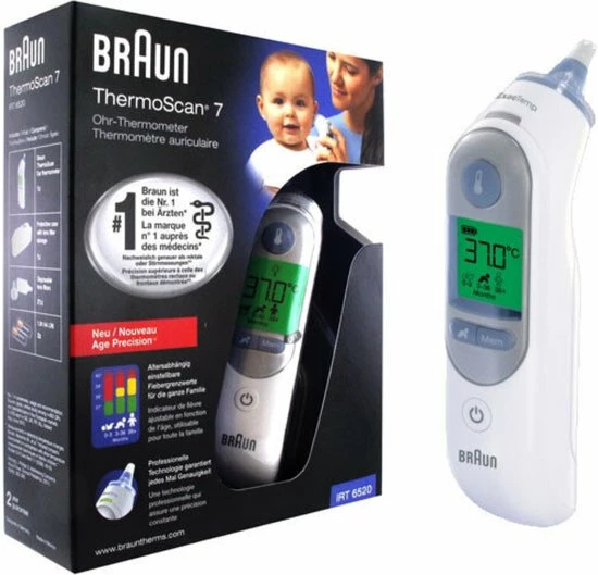 Braun Digitale Oor Thermometer | Inclusief Batterijen | IRT 6520 | Meet Op Basis Van Leeftijd | Nauwkeurige Meter - Met Nachtverlichting - Oormeter - Oorthermometer - Thermoscan | De Veiligheids-winkel 5 Braun Digitale Oor Thermometer | Inclusief Batterijen | IRT 6520 | Meet Op Basis Van Leeftijd | Nauwkeurige Meter - Met Nachtverlichting - Oormeter - Oorthermometer - Thermoscan | De Veiligheids-winkel - Afbeelding 3