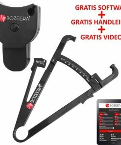 BOZEERA Huidplooimeter En Body Mass Tape - Vetmeter En Meetlint Lichaam - Inclusief Software Video Uitleg En Nederlandse Handleiding -Yunmai Shop 550x530 9