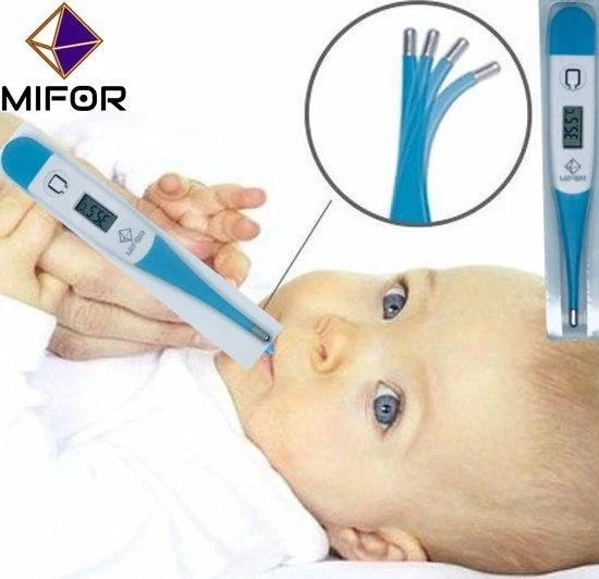 MIFOR - Staafthermometer Met Flexibele Tip - Digitaal Baby Thermometer - Snelle En Nauwkeurige Meting 3 MIFOR - Staafthermometer Met Flexibele Tip - Digitaal Baby Thermometer - Snelle En Nauwkeurige Meting