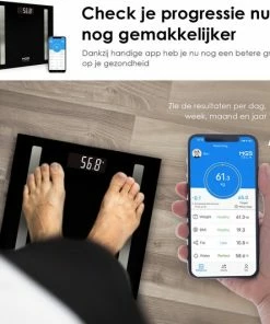 MGS Tech Slimme Personenweegschaal Met Volledig Lichaamsanalyse En Vetpercentage - Digitale Bluetooth Weegschaal Met App - Beste Koop 24 MGS Tech Slimme Personenweegschaal Met Volledig Lichaamsanalyse En Vetpercentage - Digitale Bluetooth Weegschaal Met App - Beste Koop -Yunmai Shop 550x532 5