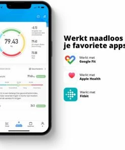 FlinQ Bluetooth Weegschaal - Personenweegschaal - Analyse App - Vetpercentage -Yunmai Shop 550x532 6