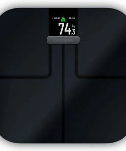 Garmin Index? S2 Slimme Weegschaal - Personenweegschaal Met Bluetooth En WiFi - Verschillende Metingen - Zwart