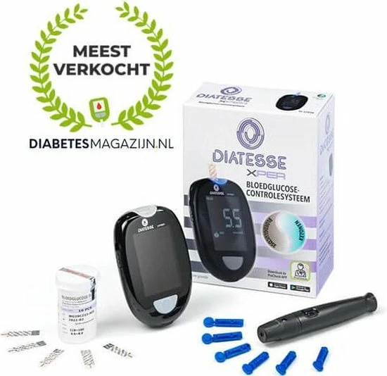 Diatesse Xper Startpakket Met 60 Glucose Strips! | Voordeelbundel! 3 Diatesse Xper Startpakket Met 60 Glucose Strips! | Voordeelbundel!