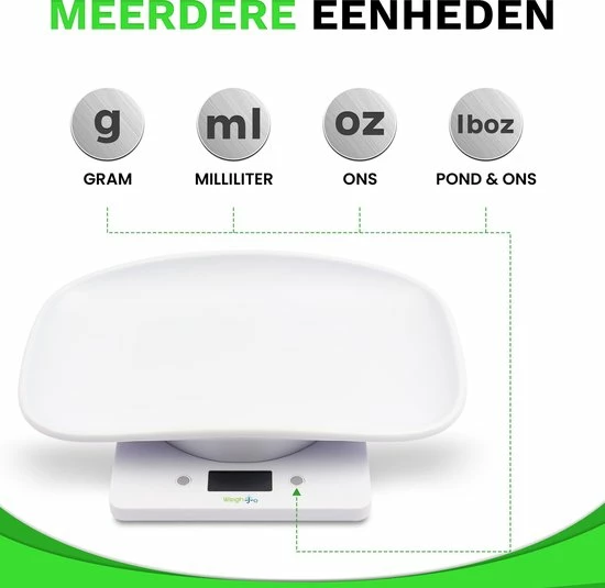 WeighJo Dierenweegschaal Puppy Kitten Keukenweegschaal Digitaal Weegschaal - Dieren Weegschaal - Keuken Weegschaal Met Kom - Precisie Weegschaal - Kleine Weegschaal Tot 10 Kg 4 WeighJo Dierenweegschaal Puppy Kitten Keukenweegschaal Digitaal Weegschaal - Dieren Weegschaal - Keuken Weegschaal Met Kom - Precisie Weegschaal - Kleine Weegschaal Tot 10 Kg - Afbeelding 2