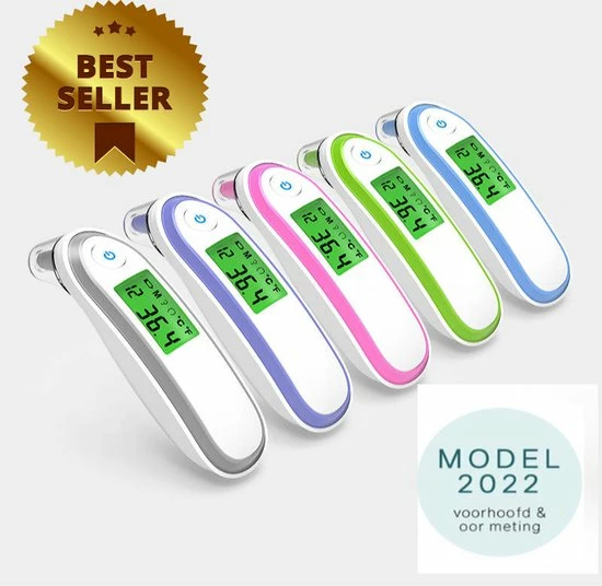 LaNicole?-Infrarood-oor-voorhoofd-thermometer-Groen-koorts-lichaamstemperatuur-baby-kind-volwassen 14 LaNicole?-Infrarood-oor-voorhoofd-thermometer-Groen-koorts-lichaamstemperatuur-baby-kind-volwassen - Afbeelding 12