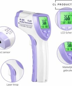 CL Products Infrarood Thermometer - Koorts Thermometer - Contactloze Thermometer - Thermometer Voorhoofd - Thermometer Lichaam - Mondkapje - Koortsthermometer Voor Volwassenen -Yunmai Shop 550x537 9