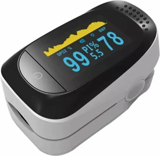 Medical Casa Da Praia - Digitale Vingertop Pulse Saturatiemeter - Zuurstofmeter Vinger Met Hartslagmeter - Oximeter - Best Getest - CE Certificaat - Incl. Opbergtas En Draagkoord 5 Medical Casa Da Praia - Digitale Vingertop Pulse Saturatiemeter - Zuurstofmeter Vinger Met Hartslagmeter - Oximeter - Best Getest - CE Certificaat - Incl. Opbergtas En Draagkoord - Afbeelding 3