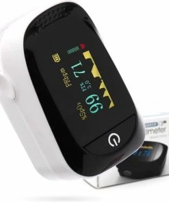 IMDK Saturatie En Hartslagmeter - Oximeter - (Bloed) Zuurstofmeter - Vingertop Pulse - Wit -Yunmai Shop 550x539 12