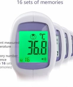Aigura Aiqura Koortsthermometer | Infrarood Thermometer | Infrarood Temperatuurmeter | Verlicht Display | Automatisch Standby | Geheugen Voor 16 Sets | Meet Binnen 2 Sec. | Nauwkeurig Contactloze Thermometer 11 Aigura Aiqura Koortsthermometer | Infrarood Thermometer | Infrarood Temperatuurmeter | Verlicht Display | Automatisch Standby | Geheugen Voor 16 Sets | Meet Binnen 2 Sec. | Nauwkeurig Contactloze Thermometer -Yunmai Shop 550x539 14