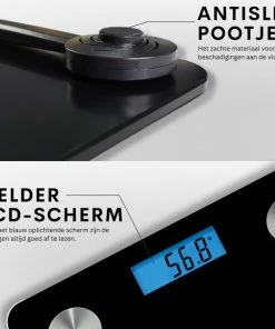 Achat? Slimme Weegschaal Met App - 12 Lichaamsanalyses - Smart Personenweegschaal - 8 Gebruikers - Incl Batterij - Zwart -Yunmai Shop 550x539 2
