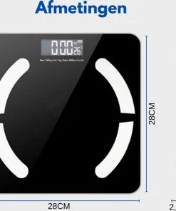 HealthyTech Weegschaal Personenweegschaal - Digitale Weegschaal Met Lichaamsanalyse - 12 Analyses 17 HealthyTech Weegschaal Personenweegschaal - Digitale Weegschaal Met Lichaamsanalyse - 12 Analyses -Yunmai Shop 550x539 5