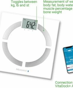 Medisana BS444 Connect - Lichaamsanalyseweegschaal - Wit 31 Medisana BS444 Connect - Lichaamsanalyseweegschaal - Wit -Yunmai Shop 550x540 1