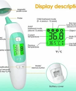 MohSo Koortsthermometer | Infrarood Koortsthermometer | Infrarood Thermometer | Infrarood Temperatuurmeter | Verlicht Display | Automatisch Standby | Geheugen Voor 40 Sets | Meet Binnen 2 Sec. | Nauwkeurig Contactloze Thermometer 9 MohSo Koortsthermometer | Infrarood Koortsthermometer | Infrarood Thermometer | Infrarood Temperatuurmeter | Verlicht Display | Automatisch Standby | Geheugen Voor 40 Sets | Meet Binnen 2 Sec. | Nauwkeurig Contactloze Thermometer -Yunmai Shop 550x541 8