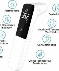 Alphamed Infrarood Thermometer ? Voorhoofd & Lichaam Temperatuurmeter ? Digitale Thermometer ? Laser ? Oorthermometer Volwassenen -Yunmai Shop 550x544 14