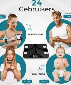 E.volve Slimme Weegschaal - 14x Lichaamsanalyse O.a. Vetpercentage - Digitale Personenweegschaal Met App 20 E.volve Slimme Weegschaal - 14x Lichaamsanalyse O.a. Vetpercentage - Digitale Personenweegschaal Met App -Yunmai Shop 550x545 1