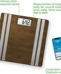 Medisana BS 552 Connect Personenweegschaal Bamboe Dark Met Lichaamsanalyse -Yunmai Shop 550x545 16