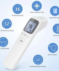 Medimeter Infrarood Thermometer Voorhoofd - Thermometer Lichaam - Koortsthermometer Voor Volwassenen En Baby's - Digitale Thermometer Koorts - Instant Meting In 1 Seconde - Makkelijk Te Lezen In Het Donker - Alarm Bij Koorts -Incl. Batterijen - Wit 17 Medimeter Infrarood Thermometer Voorhoofd - Thermometer Lichaam - Koortsthermometer Voor Volwassenen En Baby's - Digitale Thermometer Koorts - Instant Meting In 1 Seconde - Makkelijk Te Lezen In Het Donker - Alarm Bij Koorts -Incl. Batterijen - Wit -Yunmai Shop 550x545 19