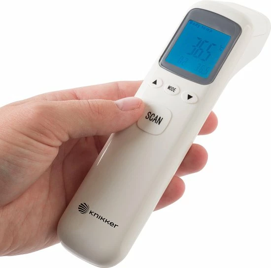 Knikker? - Infrarood Thermometer Voorhoofd & Lichaam - Wit 6 Knikker? - Infrarood Thermometer Voorhoofd & Lichaam - Wit - Afbeelding 4