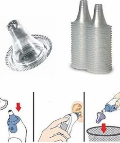 Supertarget - Beschermkapjes Voor Oorthermometer 100 Stuks - Navulkapjes 100 Stuks Voor Oorthermometer - Navul Set Geschikt Voor Braun Filters Oorthermometer - Thermometer - Lens Filters - Beschermkapjes -Yunmai Shop 550x545 3