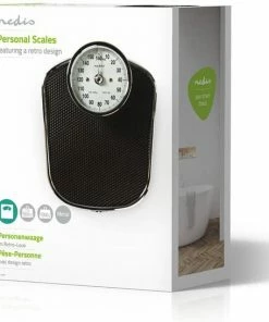 Nedis Personenweegschaal | Analoog | Zwart | Rubber | Antislip Weegplateau | Maximaal Weegvermogen: 160 Kg -Yunmai Shop 550x546 14