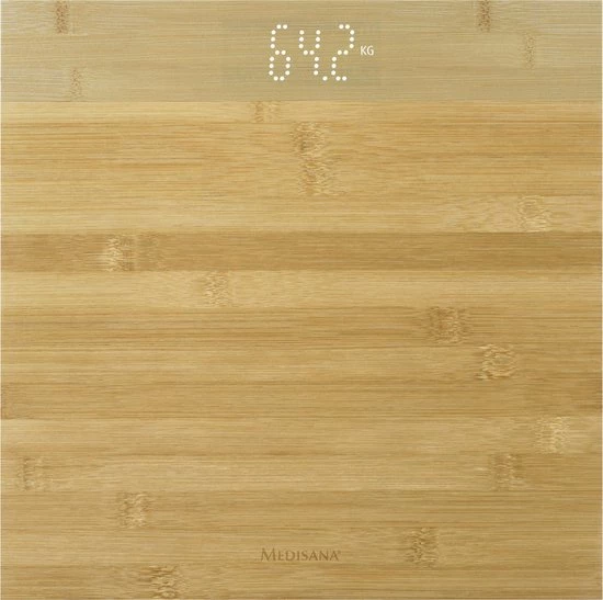 Medisana PS 440 _ Personenweegschaal - Bamboe Licht 5 Medisana PS 440 _ Personenweegschaal - Bamboe Licht - Afbeelding 3