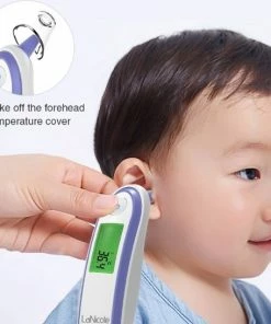 LaNicole?-Infrarood- Oor-voorhoofd-thermometer-Grijs Kleur-Koortsthermometer-kinderen-baby- Volwassen -Yunmai Shop 550x547 27