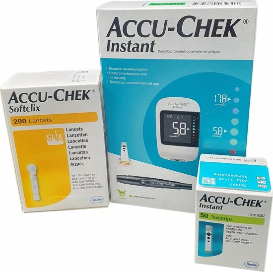 Accu Chek Accu-Chek Instant Voordeelset 3 Accu Chek Accu-Chek Instant Voordeelset