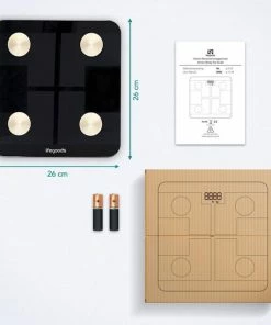 LifeGoods Personenweegschaal - Lichaamsanalyse & Vetpercentage - Digitaal - Zwart -Yunmai Shop 550x548 7