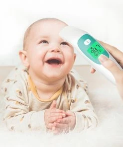 MostEssential Premium Koortsthermometer - Infrarood Thermometer - Thermometer Voorhoofd - Oorthermometer - Contactloos - Koortsthermometer Voor Volwassenen, Kinderen En Baby's - 20M -Yunmai Shop 550x548 9
