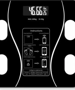 Merkloos Digitale Smart Weegschaal - Personenweegschaal - Met Lichaamsanalyse - USB Oplaadbaar - Met App - Zwart 24 Merkloos Digitale Smart Weegschaal - Personenweegschaal - Met Lichaamsanalyse - USB Oplaadbaar - Met App - Zwart -Yunmai Shop 550x549 18