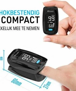 IProven OXI-27iBL - Saturatiemeter Zuurstofmeter Pulse Oximeter - Hartslag Meting - Zuurstof Meting 15 IProven OXI-27iBL - Saturatiemeter Zuurstofmeter Pulse Oximeter - Hartslag Meting - Zuurstof Meting -Yunmai Shop 550x549 19