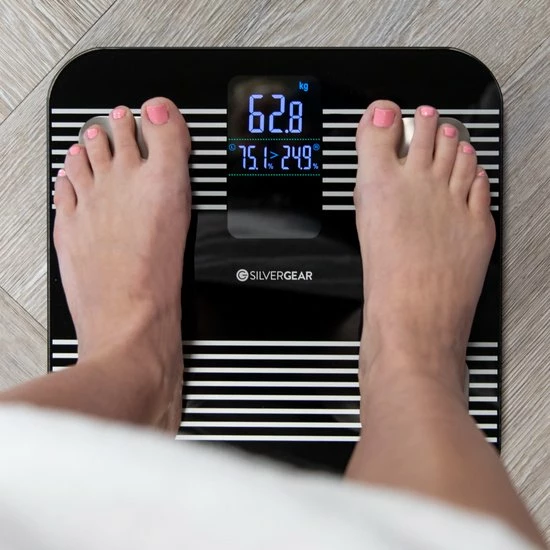 Silvergear Premium Slimme Weegschaal Met Hartslagmeter ? 17x Lichaamsanalyse Metingen - Gratis App - Wit 10 Silvergear Premium Slimme Weegschaal Met Hartslagmeter ? 17x Lichaamsanalyse Metingen - Gratis App - Wit - Afbeelding 8
