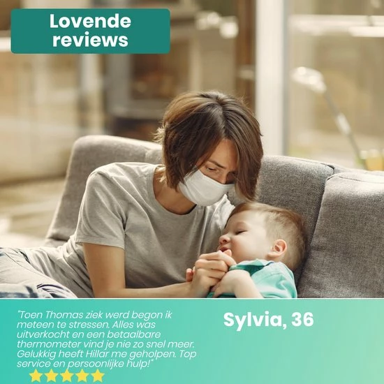 Hillar 4 In 1 Infrarood Thermometer Baby - Oorthermometer - Digitale Thermometer Voorhoofd - Koortsthermometer Oor 8 Hillar 4 In 1 Infrarood Thermometer Baby - Oorthermometer - Digitale Thermometer Voorhoofd - Koortsthermometer Oor - Afbeelding 6