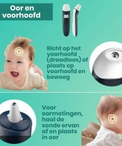 Hillar 4 In 1 Infrarood Thermometer Baby - Oorthermometer - Digitale Thermometer Voorhoofd - Koortsthermometer Oor 19 Hillar 4 In 1 Infrarood Thermometer Baby - Oorthermometer - Digitale Thermometer Voorhoofd - Koortsthermometer Oor -Yunmai Shop 550x550 1014