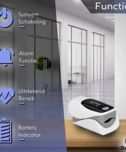 Belato Saturatiemeter - Zuurstofmeter - Zuurstofmeter Vinger - Hartslagmeter - Oximeter -Yunmai Shop 550x550 1017