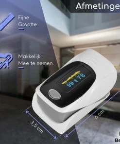 Belato Saturatiemeter - Zuurstofmeter - Zuurstofmeter Vinger - Hartslagmeter - Oximeter -Yunmai Shop 550x550 1019
