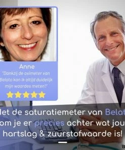 Belato Saturatiemeter - Zuurstofmeter - Zuurstofmeter Vinger - Hartslagmeter - Oximeter -Yunmai Shop 550x550 1020