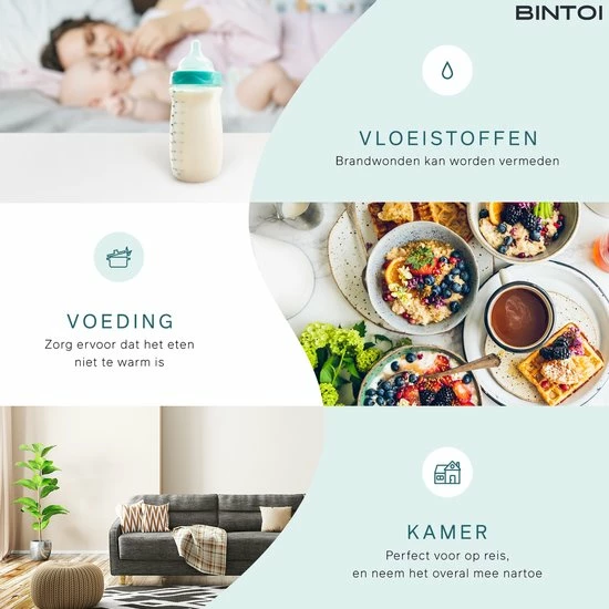 Bintoi® X100 - Digitale Oorthermometer - Infrarood Thermometer Voorhoofd - Temperatuurmeter - Koortsthermometer Voor Volwassenen En Baby's - Digitale Thermometer Lichaam - Instant Meting In 1 Seconde - Incl. Batterijen 8 Bintoi® X100 - Digitale Oorthermometer - Infrarood Thermometer Voorhoofd - Temperatuurmeter - Koortsthermometer Voor Volwassenen En Baby's - Digitale Thermometer Lichaam - Instant Meting In 1 Seconde - Incl. Batterijen - Afbeelding 6