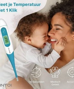 Bintoi® XR210 - Digitale Thermometer Lichaam - Koortsthermometer - Temperatuurmeter 9 Bintoi® XR210 - Digitale Thermometer Lichaam - Koortsthermometer - Temperatuurmeter -Yunmai Shop 550x550 116