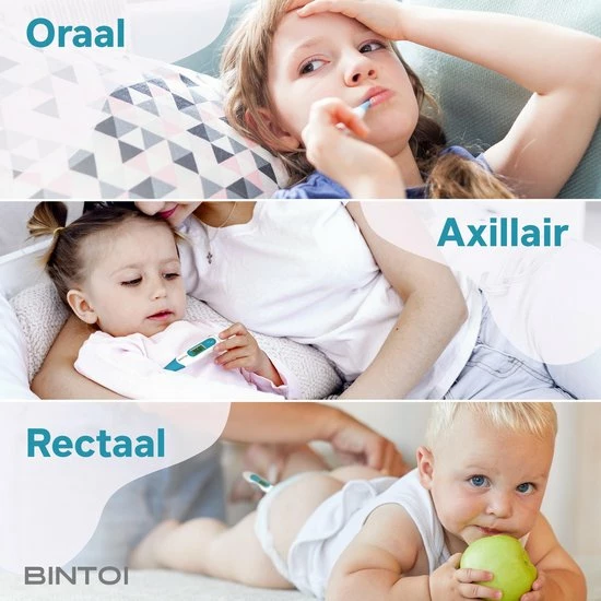 Bintoi® XR210 - Digitale Thermometer Lichaam - Koortsthermometer - Temperatuurmeter 7 Bintoi® XR210 - Digitale Thermometer Lichaam - Koortsthermometer - Temperatuurmeter - Afbeelding 5